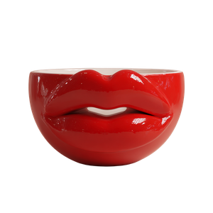 Kiss Mouth Bowl Vinyl Car Decal Sticker – Waterproof & UV-Resistant 6.826666666666667"