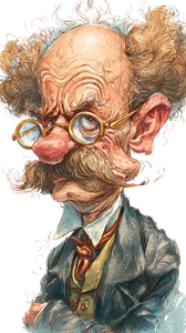 Max Planck Caricature Vinyl Car Decal Sticker – Waterproof & UV-Resistant 9.706666666666667"