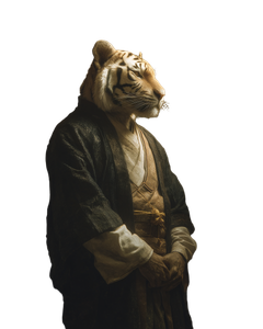 Fantasy Tiger Man V2 Vinyl Car Decal Sticker – Waterproof & UV-Resistant 4.0"