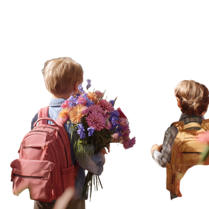 School Flower Celebration Vinyl Car Decal Sticker – Waterproof & UV-Resistant 3.4133333333333336"