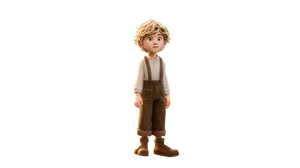 Fantasy Boy Character V2 Vinyl Car Decal Sticker – Waterproof & UV-Resistant 2.72"