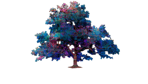 Synthwave Maple Tree Vinyl Car Decal Sticker – Waterproof & UV-Resistant 2.773333333333333