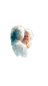 Elderly Person Smiling Vinyl Car Decal Sticker – Waterproof & UV-Resistant 9.706666666666667"