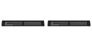 2x Enhance Your Ford F-150 | TrailFX TFX Aggressive Black Running Boards | Lightweight Aluminum | Rocker Panel Mount