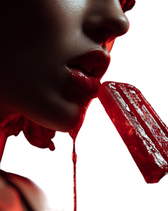 Girl Licking Popsicle V2 Vinyl Car Decal Sticker – Waterproof & UV-Resistant 4.0"