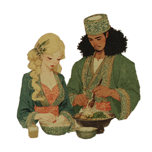 Couple Cooking Art Vinyl Car Decal Sticker – Waterproof & UV-Resistant 6.826666666666667"