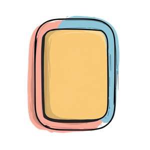Rounded Rectangle Icon Vinyl Car Decal Sticker – Waterproof & UV-Resistant 3.4133333333333336"