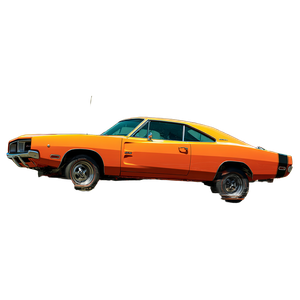 Flying Orange Charger Vinyl Car Decal Sticker – Waterproof & UV-Resistant 3.4133333333333336"