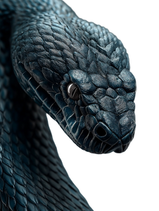 Giant Black Cobra Vinyl Car Decal Sticker – Waterproof & UV-Resistant 8.213333333333333"