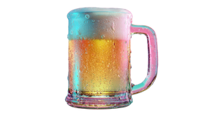 Condensed Beer Pitcher Vinyl Car Decal Sticker – Waterproof & UV-Resistant 5.4