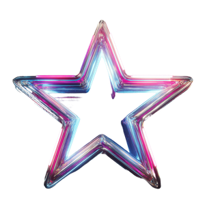 Retro Star Vinyl Car Decal Sticker – Waterproof & UV-Resistant 6.826666666666667"