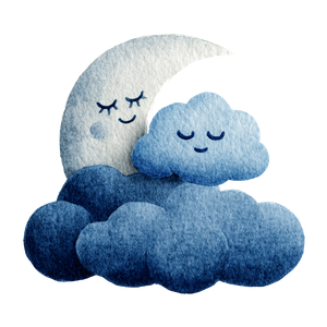 Denim Moon Cloud Vinyl Car Decal Sticker – Waterproof & UV-Resistant 3.4133333333333336"