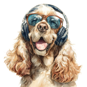Stylish Spaniel Vinyl Car Decal Sticker – Waterproof & UV-Resistant 3.4133333333333336"