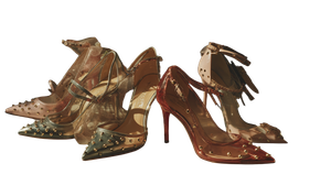 Scattered Valentino Heels Vinyl Car Decal Sticker – Waterproof & UV-Resistant 5.4