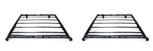 2x DV8 Offroad Roof Rack | Durable Bolt-On for Jeep Wrangler JK | 200lb Capacity, Black Steel, Light Bar Mounts 2x DV8 Offroad Roof Rack | Durable Bolt-On for Jeep Wrangler JK | 200lb Capacity, Black Steel, Light Bar Mounts