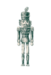 Vintage Nutcracker Silhouette V2 Vinyl Car Decal Sticker – Waterproof & UV-Resistant 4.373333333333333"