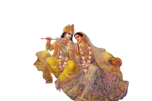 Krishna And Radha V20 Vinyl Car Decal Sticker – Waterproof & UV-Resistant 5.97333333333333
