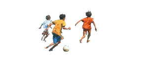 Beach Football Illustration Vinyl Car Decal Sticker – Waterproof & UV-Resistant 5.4