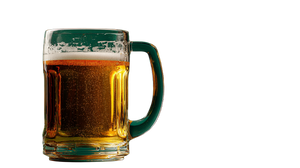 Half-Full Beer Mug Vinyl Car Decal Sticker – Waterproof & UV-Resistant 5.4