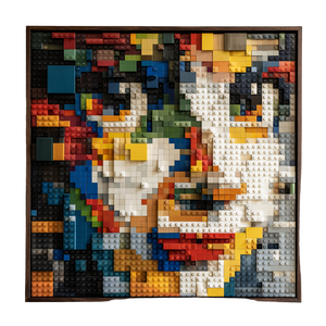 Lego Mosaic Character Vinyl Car Decal Sticker – Waterproof & UV-Resistant 6.826666666666667"