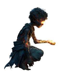 Magical Cracked Boy Vinyl Car Decal Sticker – Waterproof & UV-Resistant 3.4133333333333336"
