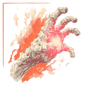 Ghostly Clawed Hand Vinyl Car Decal Sticker – Waterproof & UV-Resistant 6.826666666666667"