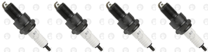 4x Autolite Spark Plug | Copper-Glass Seal, Gas-Tight Leak Proof, Quick Starts | OE Resistor Copper