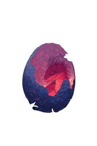 Baby Red Dragon V2 Vinyl Car Decal Sticker – Waterproof & UV-Resistant 4.4