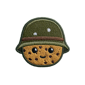 Cookie Soldier Patch Vinyl Car Decal Sticker – Waterproof & UV-Resistant 3.4133333333333336"