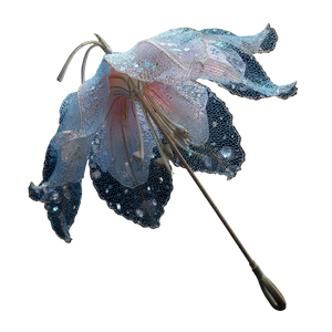 Umbrella To Lily Vinyl Car Decal Sticker – Waterproof & UV-Resistant 6.826666666666667"