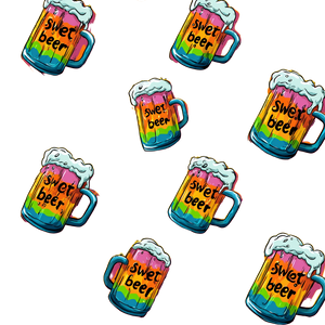 Cartoon Beer Mug V7 Vinyl Car Decal Sticker – Waterproof & UV-Resistant 3.4133333333333336"