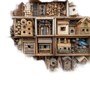 Bug Hotel Collection Vinyl Car Decal Sticker – Waterproof & UV-Resistant 3.4133333333333336"