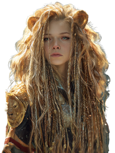 Lion Woman Pirate Vinyl Car Decal Sticker – Waterproof & UV-Resistant 4.1066666666666665"