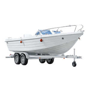 White Motor Boat Vinyl Car Decal Sticker – Waterproof & UV-Resistant 6.826666666666667"