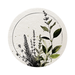 Botanical Herb Label Vinyl Car Decal Sticker – Waterproof & UV-Resistant 6.826666666666667"
