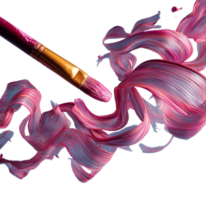 Floating Paint Brush Vinyl Car Decal Sticker – Waterproof & UV-Resistant 6.826666666666667"
