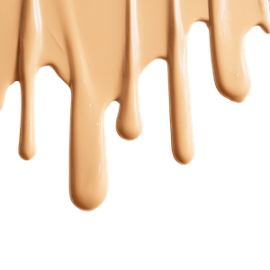 Beige Foundation Drips Vinyl Car Decal Sticker – Waterproof & UV-Resistant 6.826666666666667"