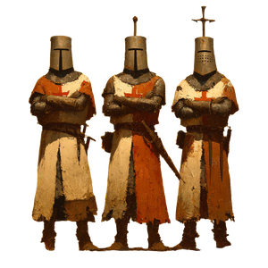 Medieval Soldiers Formation V2 Vinyl Car Decal Sticker – Waterproof & UV-Resistant 3.4133333333333336"