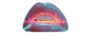 Neon Glowing Lips V2 Vinyl Car Decal Sticker – Waterproof & UV-Resistant 5.4
