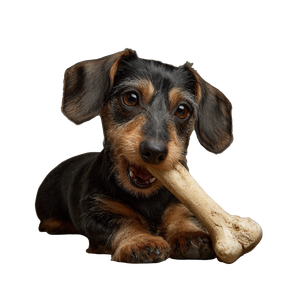 Dog Chewing Bone V2 Vinyl Car Decal Sticker – Waterproof & UV-Resistant 3.4133333333333336"