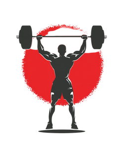 Gym Weightlifter Silhouette Vinyl Car Decal Sticker – Waterproof & UV-Resistant 8.0"