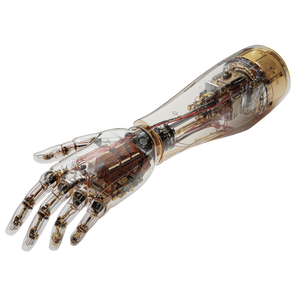 Transparent Prosthetic Arm Vinyl Car Decal Sticker – Waterproof & UV-Resistant 3.4133333333333336"