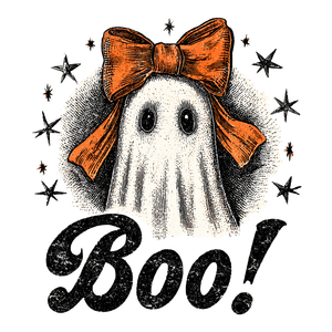 Cute Ghost Bow V6 Vinyl Car Decal Sticker – Waterproof & UV-Resistant 6.826666666666667"