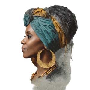 African Art Portrait V4 Vinyl Car Decal Sticker – Waterproof & UV-Resistant 3.4133333333333336"