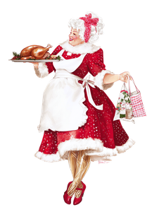 Mrs Claus Kitchen Vinyl Car Decal Sticker – Waterproof & UV-Resistant 8.213333333333333"
