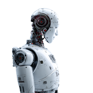 Humanoid Robot Formula Vinyl Car Decal Sticker – Waterproof & UV-Resistant 3.4133333333333336"