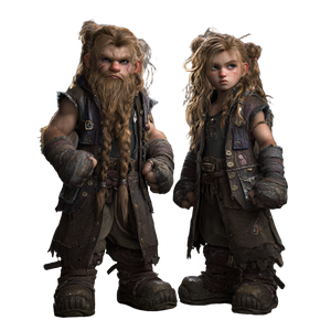 Dwarven Twin Thugs Vinyl Car Decal Sticker – Waterproof & UV-Resistant 3.4133333333333336"