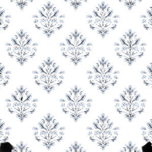 Brocade Pattern Vector Vinyl Car Decal Sticker – Waterproof & UV-Resistant 6.826666666666667"