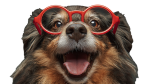 Dog With Glasses V10 Vinyl Car Decal Sticker – Waterproof & UV-Resistant 5.4
