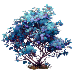 Whimsical Bush Plant Vinyl Car Decal Sticker – Waterproof & UV-Resistant 3.4133333333333336"